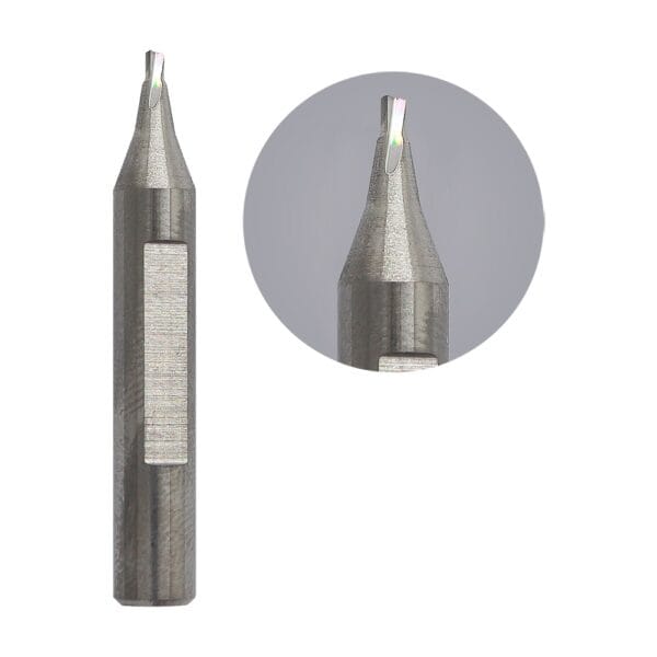 Solid Carbide End Mill Cutter φ1.5xD6x40Lx2T Model CH-GW15