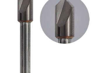 Solid Carbide End Mill Cutter φ0.65x0.5xφ6xD4x35Lx2T Model CH-M-T