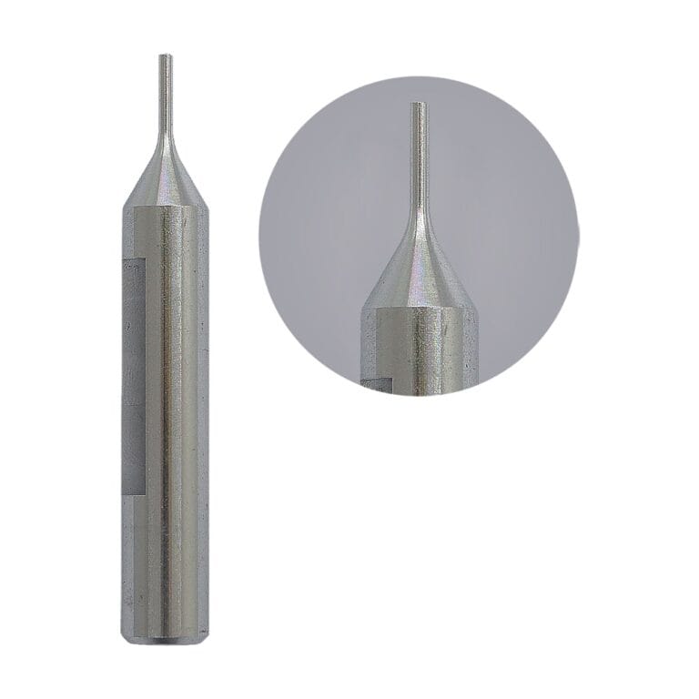 Solid Carbide End Mill Cutter And Tracer Point Non-Magnetic φ1.0x6.0xD6x40 CH-TA10