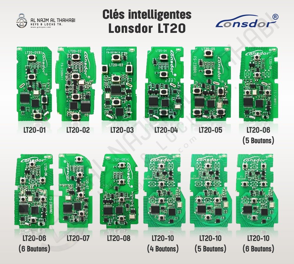 Clés intelligentes Lonsdor LT20 (1)