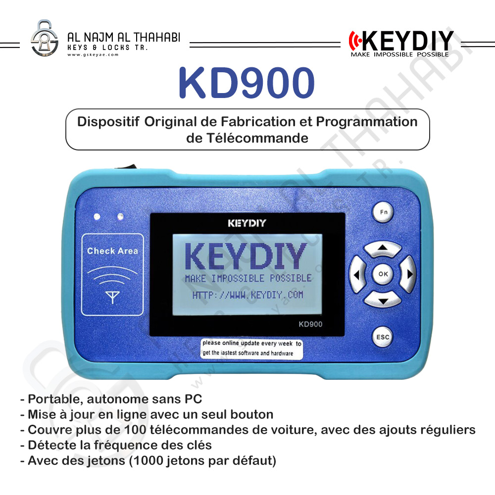 KEYDIY KD900 KD-900 Dispositif Original de Fabrication et Programmation de Télécommande