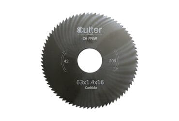 Flat Slotter Cutter Carbide φ63x1.4xφ16 CH-FP8W