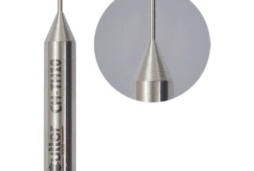 HSS Material End Mill Cutter And Tracer Point φ1.0x6.0xD6x40 CH-TH10