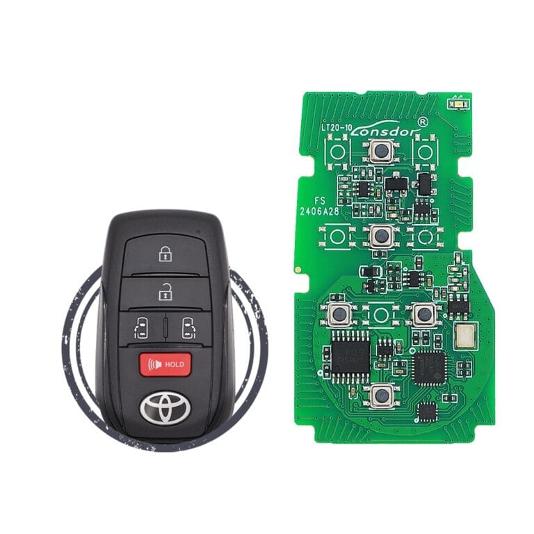 Lonsdor LT20-10 Toyota Lexus Universal Smart Remote Key PCB 5-Button