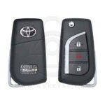 2019-2023 Toyota Hilux Fortuner Flip Remote Key 433MHz 3-Button FCC ID BA2TA (USED)