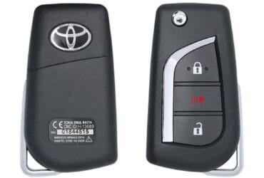 2019-2023 Toyota Hilux Fortuner Flip Remote Key 433MHz 3-Button FCC ID BA2TA 89070-0KC01 (USED)