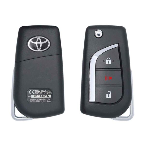 2019-2023 Toyota Hilux Fortuner Flip Remote Key 433MHz 3-Button FCC ID BA2TA (USED)