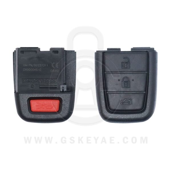 2007-2013 Genuine Holden Chevrolet Caprice Lumina Remote Head Key 4-Button 433MHz 92237311