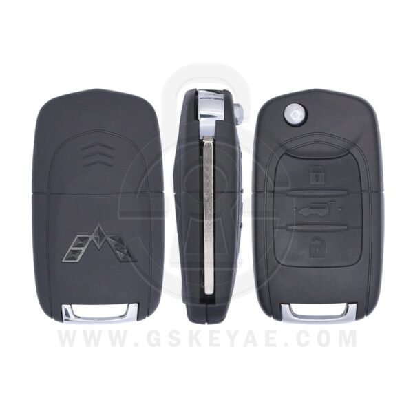 2020-2023 Chevrolet Captiva Flip Key Remote Shell Cover 3-Button