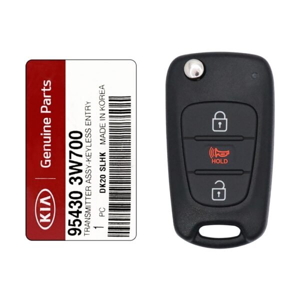 2012-2013 KIA Sportage Flip Remote Key 315MHz 3 Buttons NYOSEKSAM11ATX 95430-3W700 95430-3W701