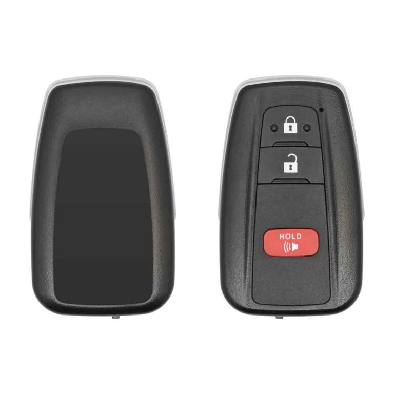 2013-2018 Toyota Smart Key Remote Shell Cover 3 Buttons w/ Panic Modified For Xhorse Lonsdor Board