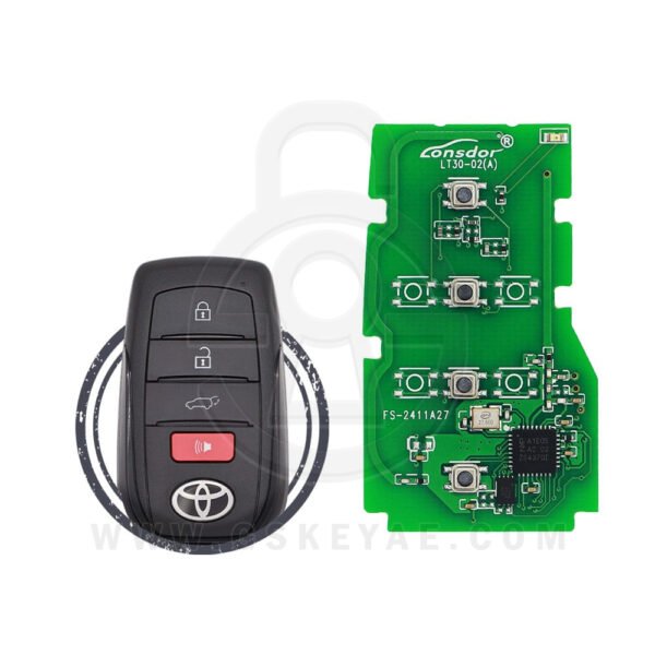 Lonsdor LT30-02 2022-2024 Toyota 4A-AA / 4A-BA Universal Smart Remote Key PCB