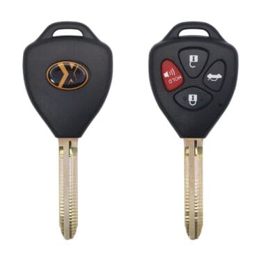 Xhorse Universal Wired Remote Head Key TOYOTA Style 4 Buttons XKTO22EN