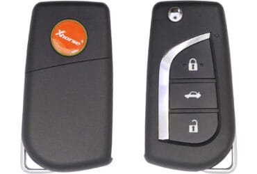 Xhorse Universal Wired Flip Remote Key TOYOTA Style 3 Buttons XKTO20EN 2ND GENERATION