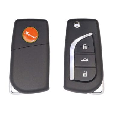 Xhorse Universal Wired Flip Remote Key TOYOTA Style 3 Buttons XKTO20EN 2ND GENERATION