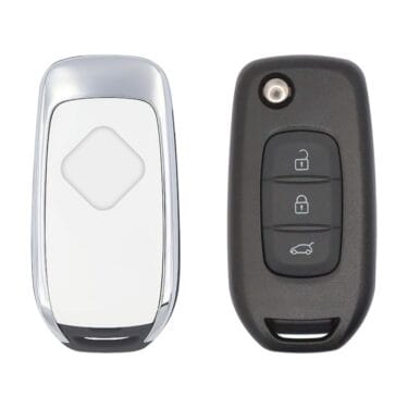 Renault Dacia Flip Remote Key 3 Buttons 433MHz AES PCF7961M Chip HU179 Blade