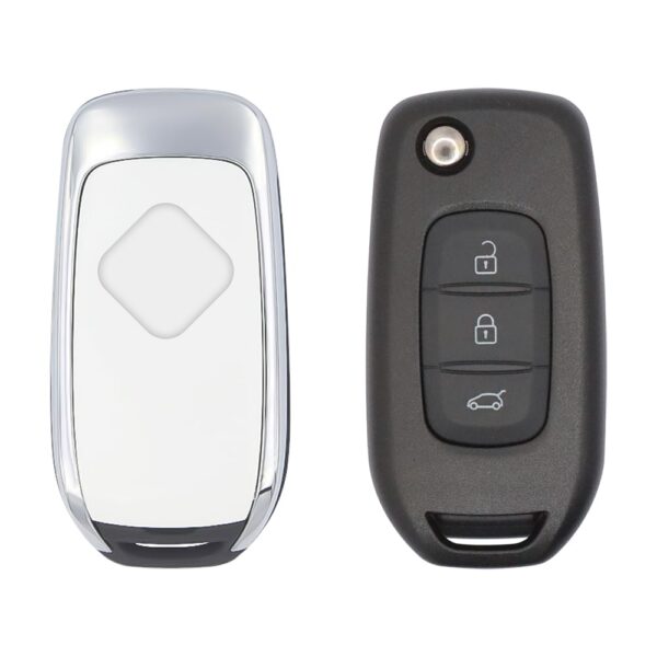 Renault Dacia Flip Remote Key 3 Buttons 433MHz AES PCF7961M Chip HU179 Blade