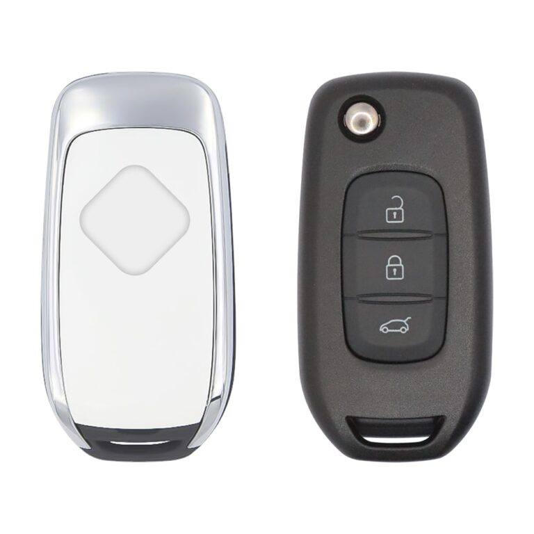 Renault Dacia Flip Remote Key 3 Buttons 433MHz AES PCF7961M Chip HU179 Blade
