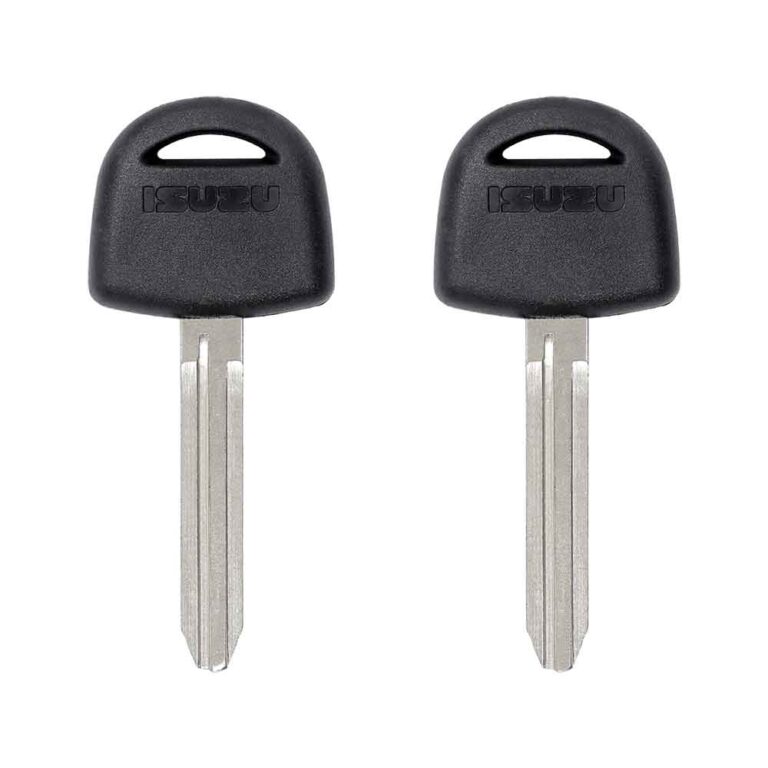 TOY43R Plastic Head Key Blank For Isuzu Vehicles