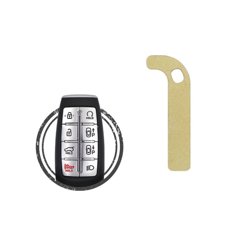 2021-2026 Hyundai GENESIS G70 G80 GV80 GV70 Smart Remote Emergency Key Blade KIA9TE 81996-T6000