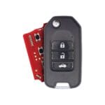 Xhorse XKHO20EN Universal Wired Flip Key Remote 3 Buttons Honda Type - 2