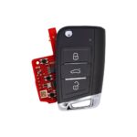 Xhorse XKMQB5EN Universal Wired Flip Remote Key MQB Type 3 Buttons 2ND GENERATION - 3