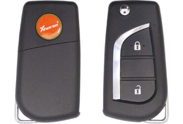 Xhorse XKTO21EN 2nd Generation Wire Flip Remote Key 2 Buttons Toyota Type