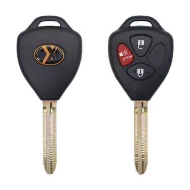 XHORSE XKTO24EN 2nd Generation Wire Remote Head Key Toyota Type 3 Buttons