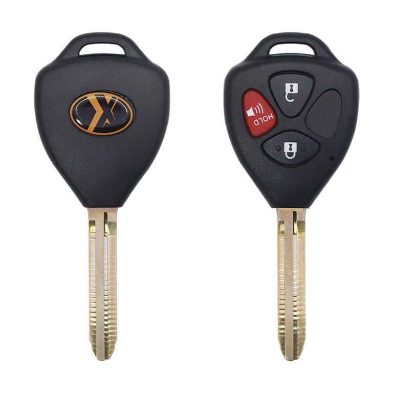 XHORSE XKTO24EN 2nd Generation Wire Remote Head Key Toyota Type 3 Buttons