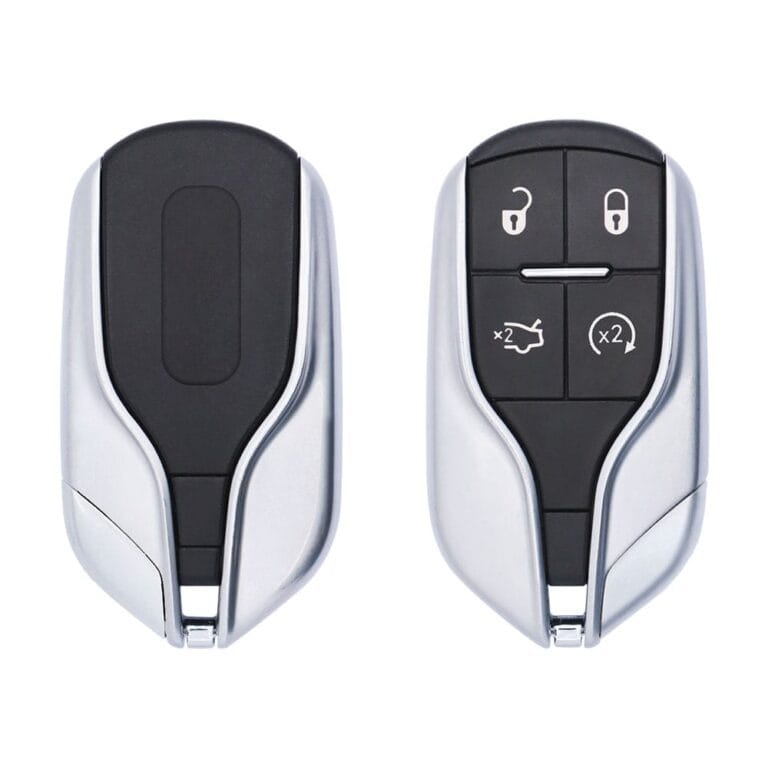 Maserati Ghibli Quattroporte Smart Key Remote Shell Cover 4 Button w/ Start