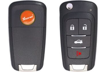 Xhorse XKBU21EN Universal Wire Flip Remote Key 4 Buttons Buick Type Second Generation