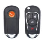 Xhorse XKBU22EN Universal Wire Flip Remote Key 4 Buttons Buick Type Second Generation