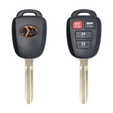 Xhorse XKTO06EN Universal Wire Remote Head Key 4 Buttons Toyota Type