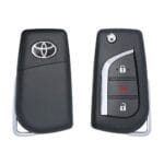 2018 Toyota Corolla Cross Flip Remote Key 3-Button 433MHz 89070-0A180 USED (1)