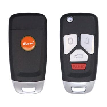 Xhorse XKAU22EN Universal Wire Remote Key 4-Button Audi Type Second Generation (1)
