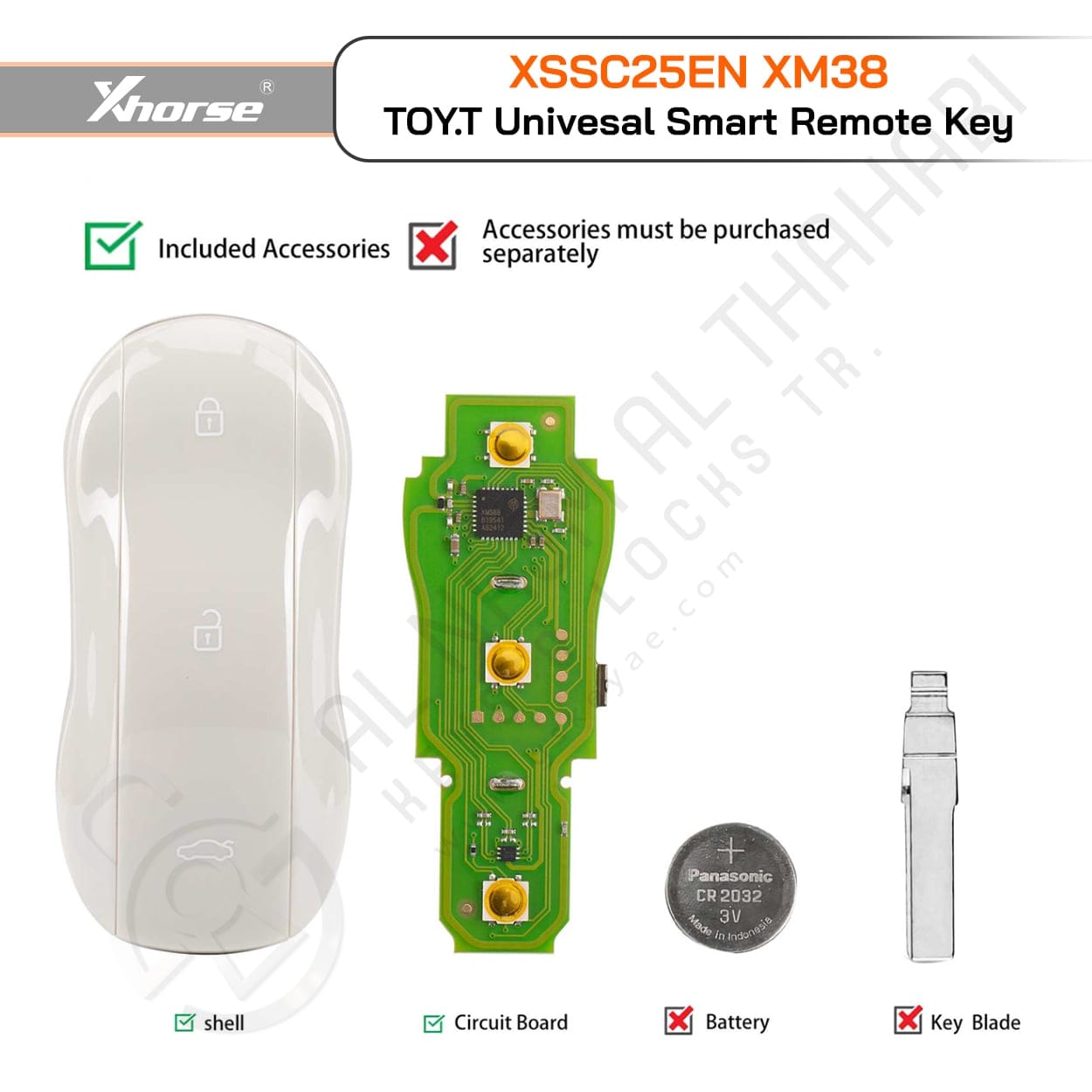 Xhorse XSSC25EN Universal XM38 TOY.T Smart Remote Key 3 Buttons GRAY Color Super Car Style 1 Xhorse XSSC25EN Universal XM38 TOY.T Smart Remote Key 3 Buttons GRAY Color (1)