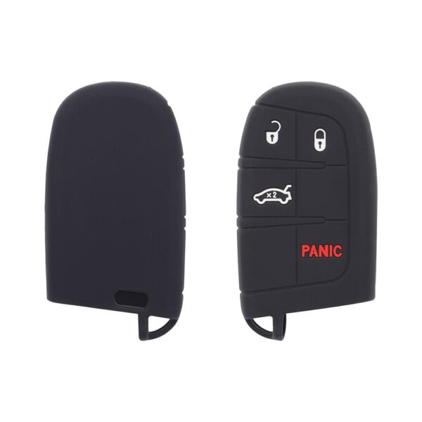 Jeep Dodge Smart Remote Key Silicone Cover Case 4-Button (1)
