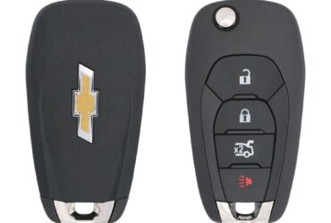 2016-2024 Chevrolet Cruze Trax Flip Remote Key 433MHz 4-Button LXP-T004 (Strattec 5933402) (1)