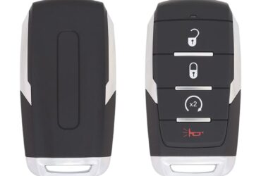 2019-2025 Dodge RAM Smart Remote Key Shell Cover 4-Button (1)
