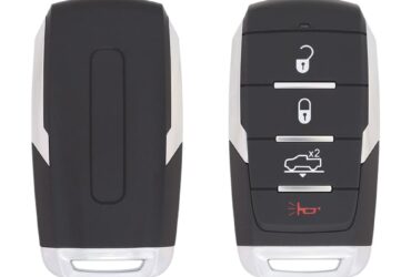 2019-2026 Dodge RAM Smart Remote Key Shell Cover 4-Button w/ Trunk (1)