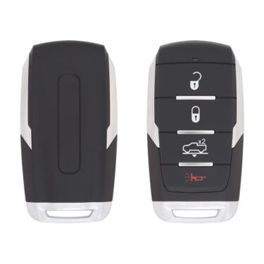 2019-2026 Dodge RAM Smart Remote Key Shell Cover 4-Button w/ Trunk (1)