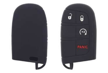 Jeep Dodge Smart Remote Key Silicone Cover Case 4-Button w/ Start (1)