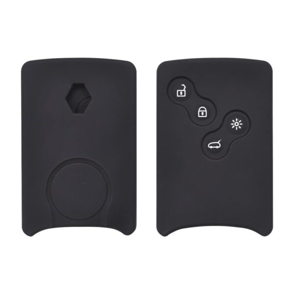 Renault Megane 3 Laguna 3 Fluence Clio4 Smart Card Key Silicone Cover Case 4-Button (1)