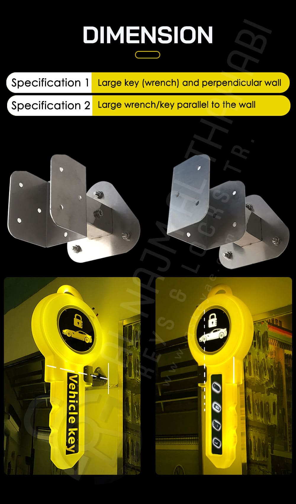 Stylish Key Shaped Luminous Acrylic Signage 3 Stylish Key Shaped Luminous Acrylic Signage (5)