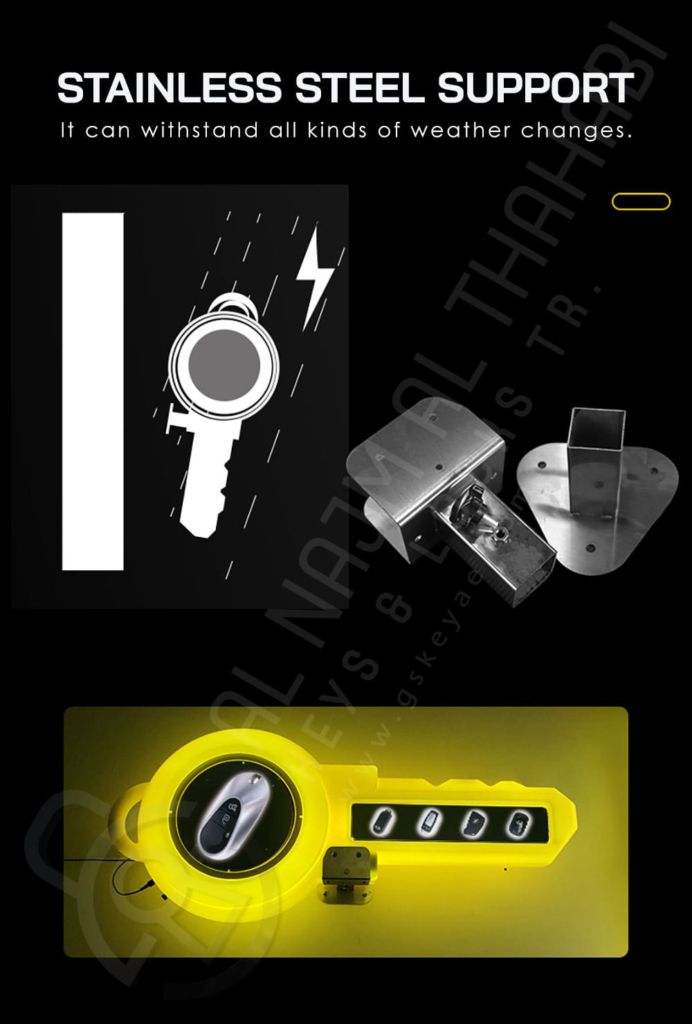 Stylish Key Shaped Luminous Acrylic Signage 4 Stylish Key Shaped Luminous Acrylic Signage (6)