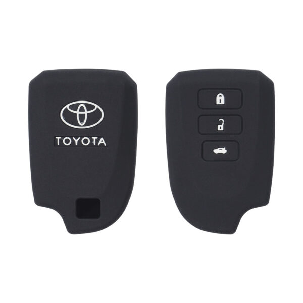 Toyota Yaris Smart Remote Key Silicone Cover Case 3-Button (1)
