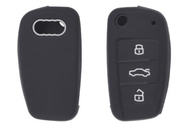Audi Flip Remote Key Silicone Cover Case 3-Button (1)