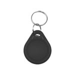 RFID KeyFob Tag – 125 kHz Rewritable Proximity T5577 (Black) - 2