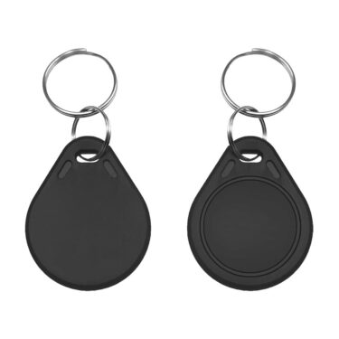 RFID KeyFob Tag – 125 kHz Rewritable Proximity T5577 (Black)