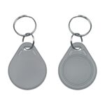 RFID KeyFob Tag – 125 kHz Rewritable Proximity T5577 (Grey) - 1